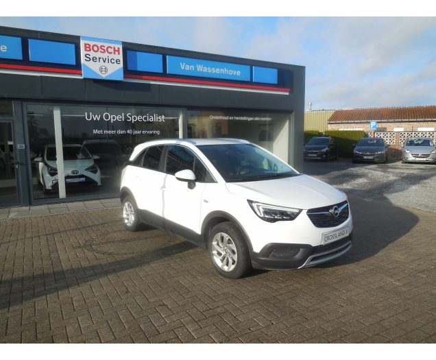 Opel Crossland X Edition 1.2 benz Turbo automaat wit 2020 36406 km Garage Van Wassenhove