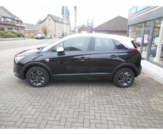 Opel Crossland X Edition 1.2 benz. Turbo zwart bj.06/2019 30 000 km Garage Van Wassenhove