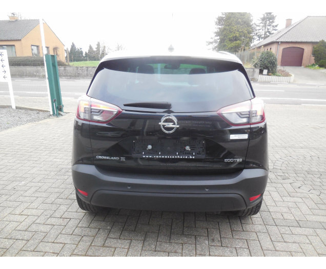 Opel Crossland X Edition 1.2 benz turbo zwart bj. 05/2019 43945 km Garage Van Wassenhove