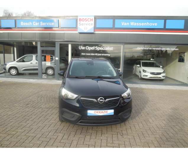 Opel Crossland X Edition 1.2 benz turbo blauw bj. 12/2018 47446 km Garage Van Wassenhove