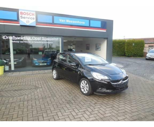 Opel Corsa E Enjoy 5drs 1.0 benz. zwart bj. 03/2016 84978 k Garage Van Wassenhove