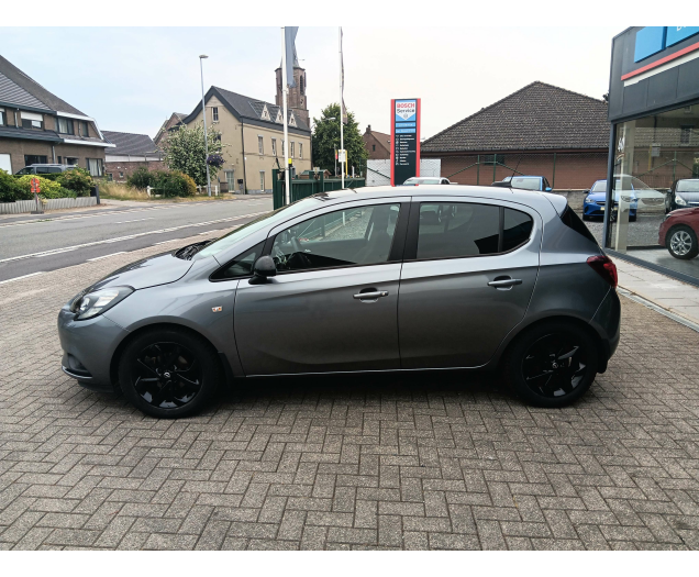 Opel Corsa E 5drs Bl. Ed. 1.2 benz grijs bj. 07/2018 34927 km Garage Van Wassenhove