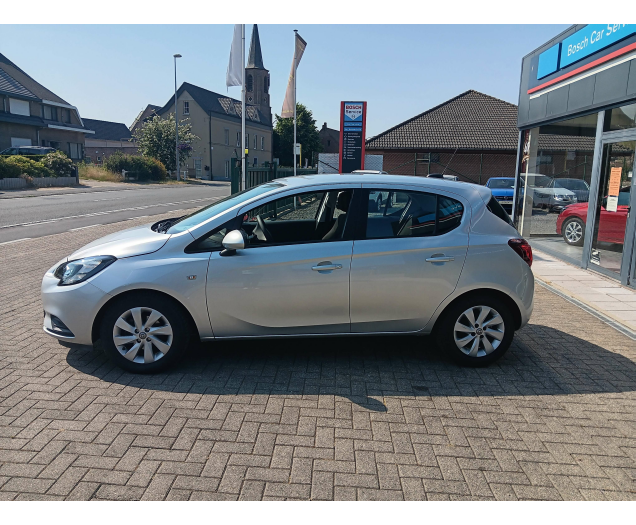 Opel Corsa E Enjoy 1.4 benzine 5drs  62582 km Sov silver Garage Van Wassenhove