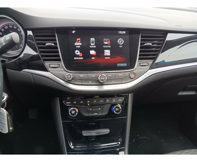 Opel Astra K 1.4 benz Turbo 5drs silver bj. 05/2016 64349 k Garage Van Wassenhove