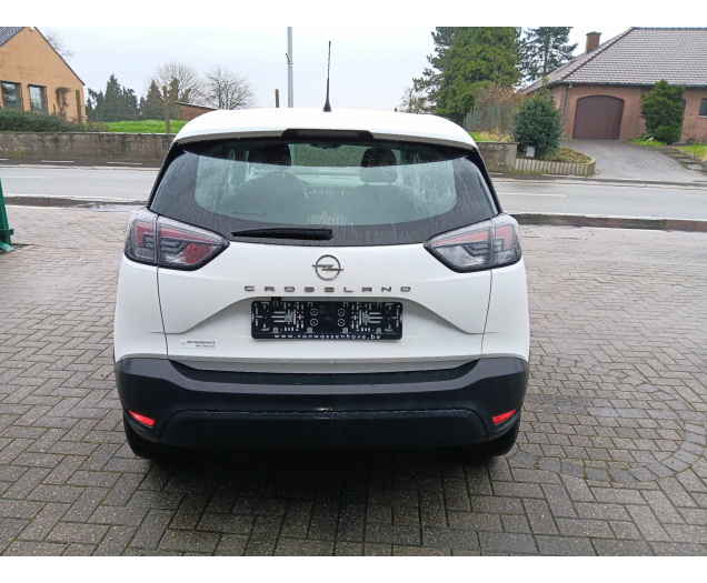 Opel Crossland Nw model Edition 1.2 benz bj.06/2022 wit 18414 km Garage Van Wassenhove