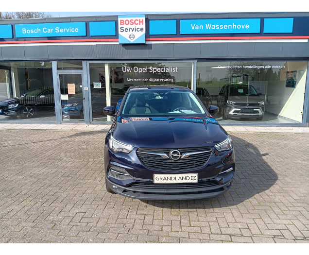 Opel Grandland X Edition 1.2 benz. Turbo blauw bj.03/2018 109084 km Garage Van Wassenhove