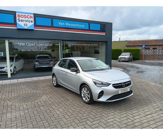 Opel Corsa F Edition 1.2 benzine silver bj. 08/2022 32357 km Garage Van Wassenhove
