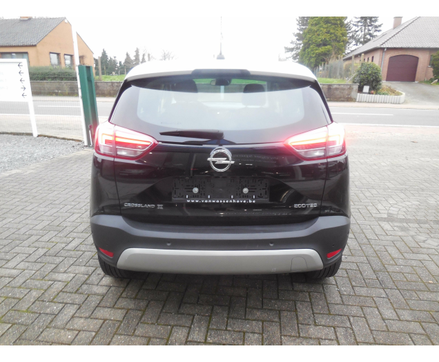 Opel Crossland X Edition 1.2 benz. Turbo zwart bj.06/2019 28110 km Garage Van Wassenhove