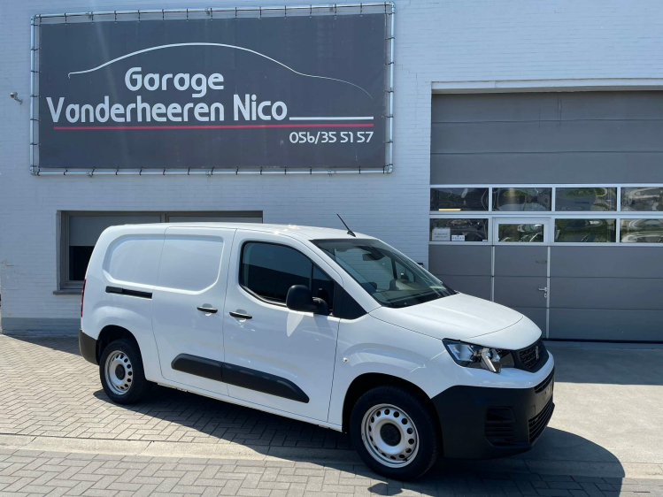 Peugeot  Partner 1.5 L2 LANGE CABINE AIRCO, ZETELVERWARMING Garage Nico Vanderheeren BV