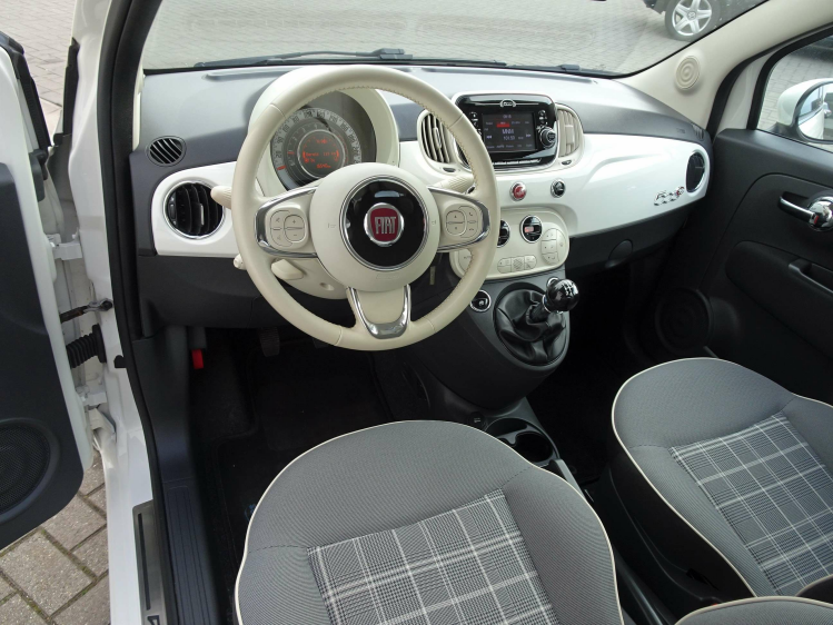 Fiat 500C 1.2i Cabrio AIRCO,CRUISE,PDC,BLUETH,ALU,USB,SERVO Garage Nico Vanderheeren BV