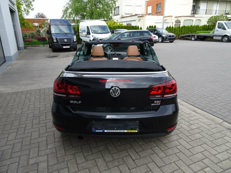 Volkswagen Golf Cabriolet 1.6TDi XENON,NAVI, LEDER,CAMERA,CRUISE,AIRCO,ALU Garage Nico Vanderheeren BV
