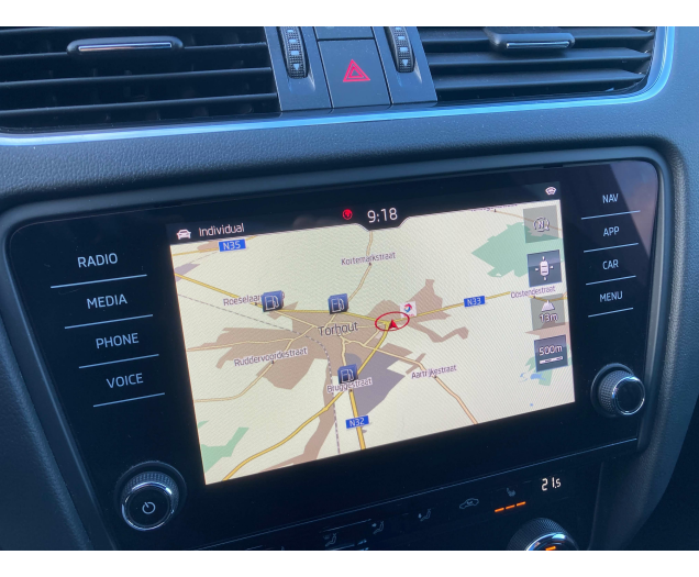 Skoda Octavia RS 245tsi -Automaat -GPS -DCC -App -Camera -Alu'19 Garage Vandeginste