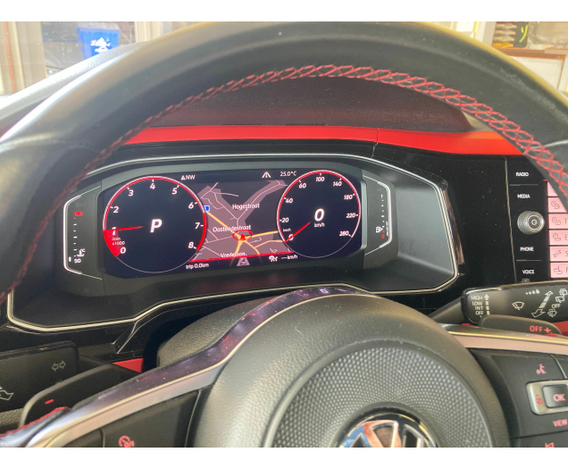 Volkswagen POLO -AUTOMAAT -Virtual cockpit -GPS -Camera -LED -App Garage Vandeginste