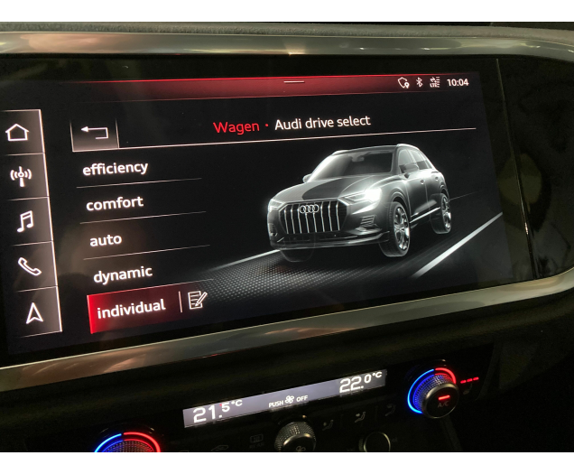Audi Q3 Advanced 150pk benzine -AUTOMAAT -GPS -Sportzetels Alcantara -LED -Camera Garage Vandeginste