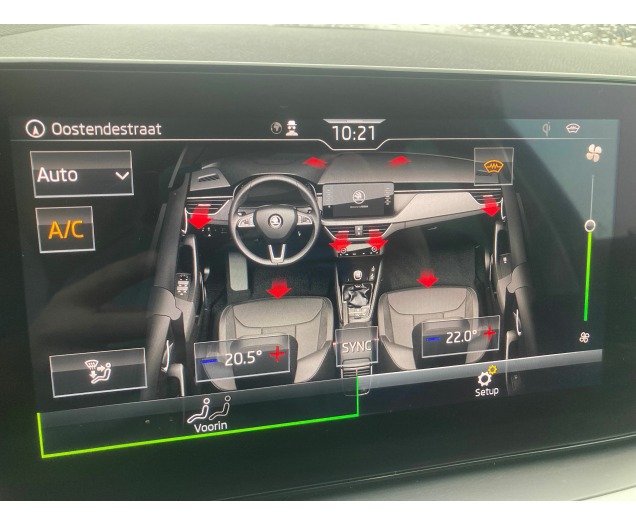 Skoda SCALA 116tsi -Airco -GPS -Virtual cockpit -LED -App -CC -Parksensoren Garage Vandeginste