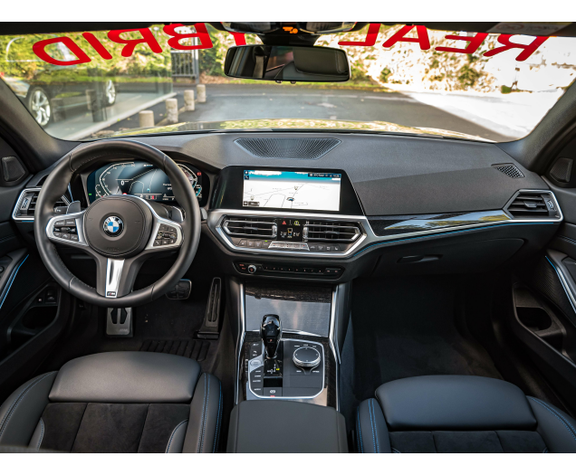 BMW 330 M-Sport/Life Cockpit/M19'/Leder/Echte Hybrid 34Gr Autohandel Quintens