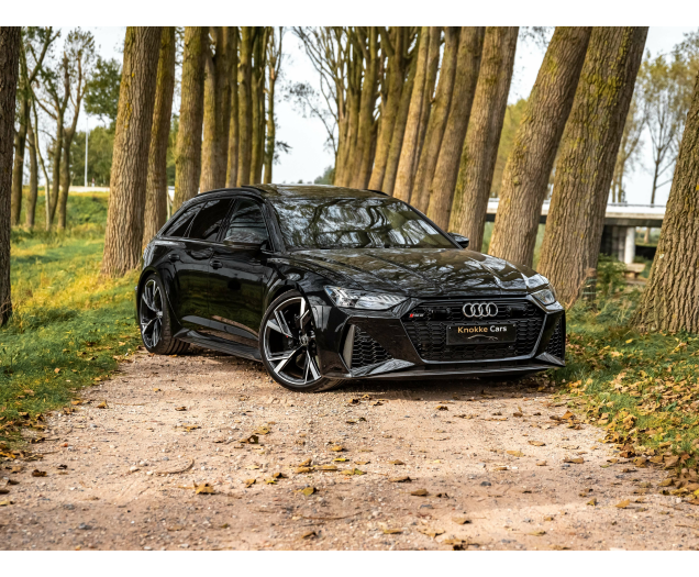 Audi RS6 Lichte vracht, Melanitzwart, Head-up,Pano open dak Autohandel Quintens