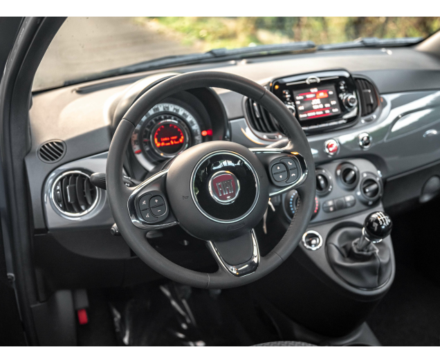 Fiat 500 1.0i, Zwarte dakhemel, DAB radio, Bluetooth, Autohandel Quintens