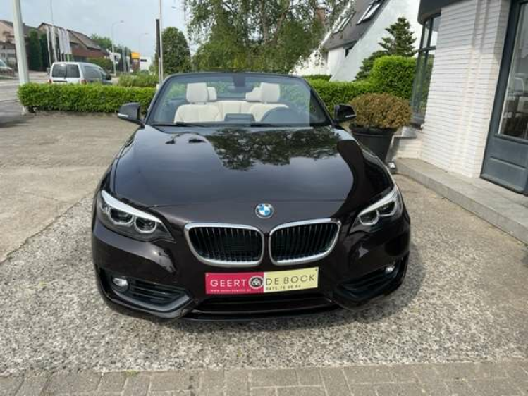 BMW 218 2 CABRIO AUT/LEDER/NAVI/*VERKOCHT* Geert De Bock