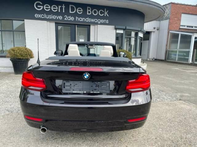 BMW 218 2 CABRIO AUT/LEDER/NAVI/*VERKOCHT* Geert De Bock