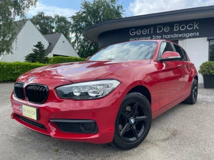 BMW 116 BLACK SPORT / NAVI/LEDER/ALU BLACK Geert De Bock