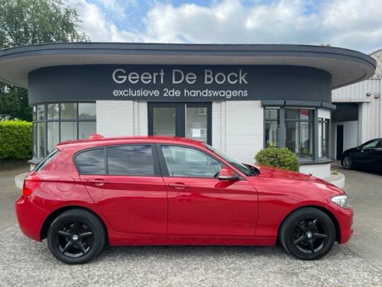 BMW 116 BLACK SPORT / NAVI/LEDER/ALU BLACK Geert De Bock