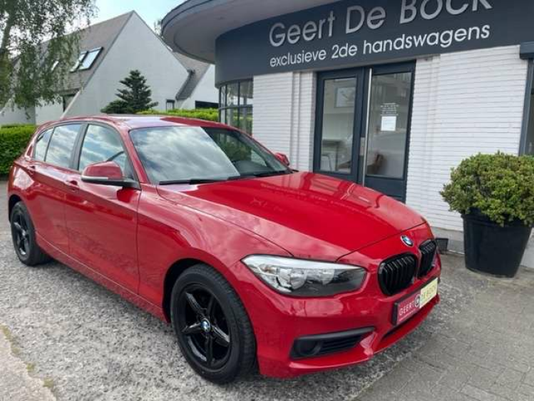 BMW 116 BLACK SPORT /LEDER/ALU BLACK*VERKOCHT* Geert De Bock
