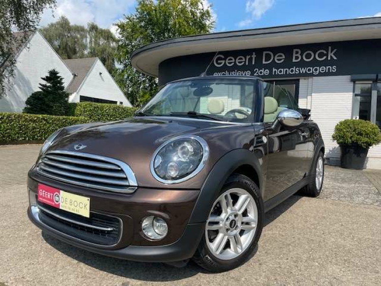 MINI Cooper Cabrio 1.6i/AUT/LEDER/PDC/ALU/60200KM*VERKOCHT** Geert De Bock