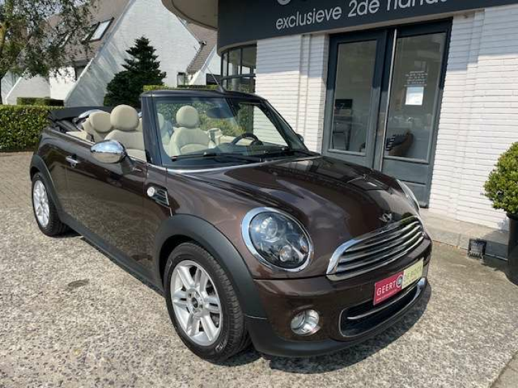 MINI Cooper Cabrio 1.6i/AUT/LEDER/PDC/ALU/60200KM*VERKOCHT** Geert De Bock