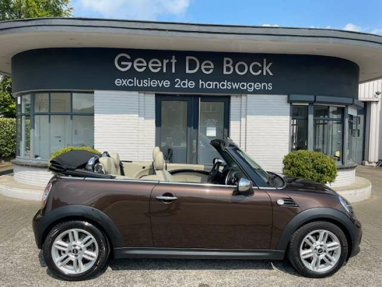 MINI Cooper Cabrio 1.6i/AUT/LEDER/PDC/ALU/60200KM*VERKOCHT** Geert De Bock