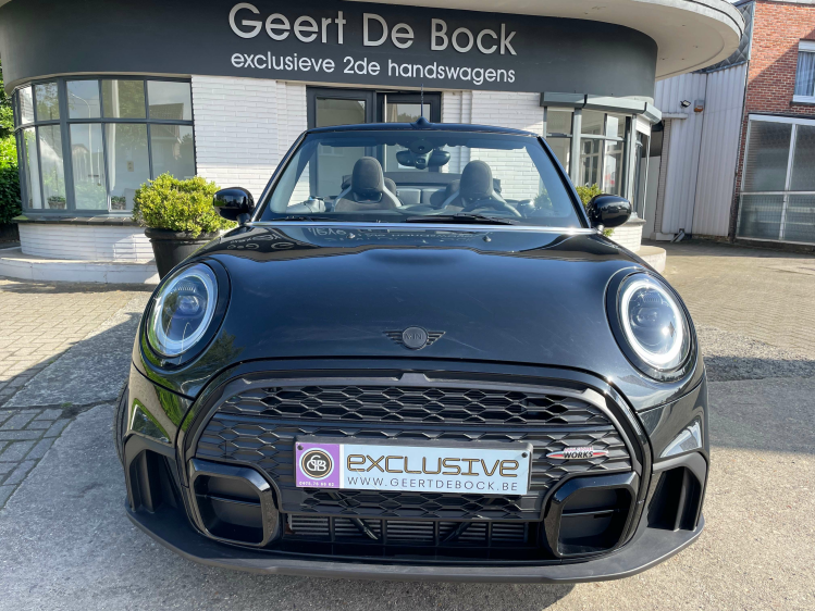 MINI Cooper Cabrio Cabriolet JCW KIT/BLACKL/APPLE CARPLAY**VERKOCHT** Geert De Bock
